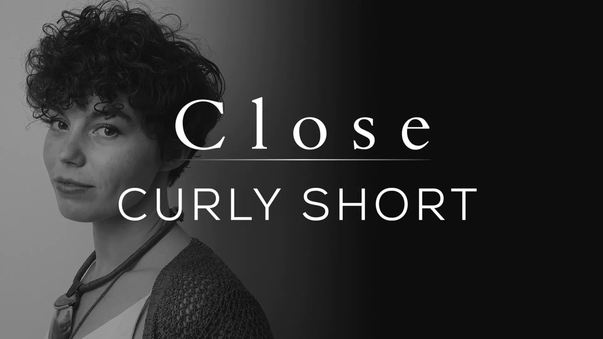 Női hajvágás CURLY SHORT