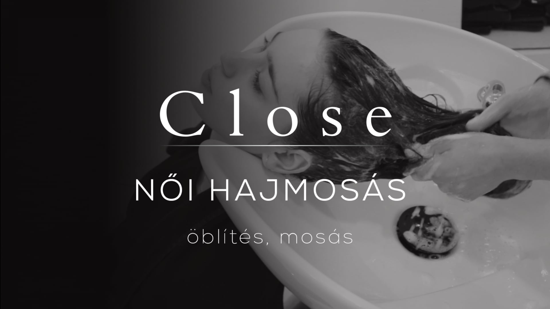 női hajmosás